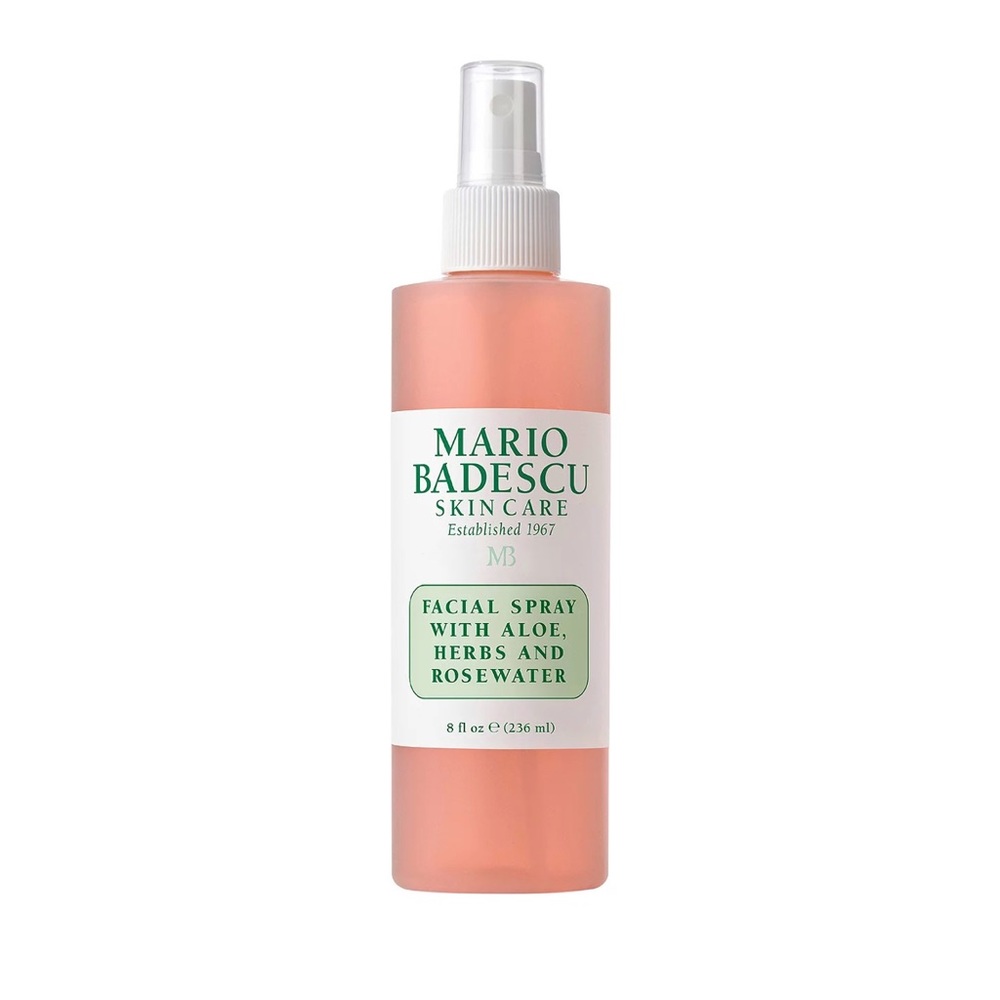 NEW NEVER USED MARIO BADESCU SKIN CARE FACIAL SPRAY WITH ALOE, HERBS, ROSEWATER - Picture 1 of 7
